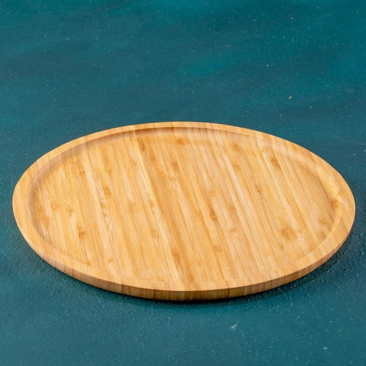 Bambu Yuvarlak Servis Tabağı 25x25cm