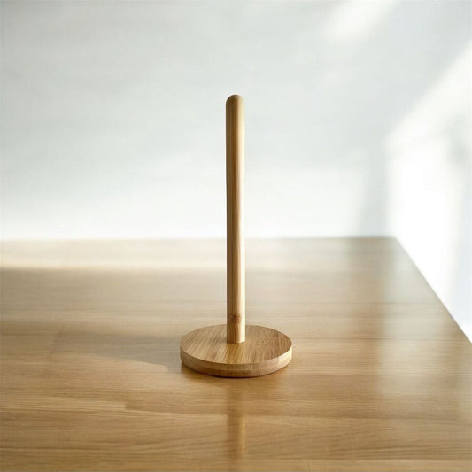 Bambu Kağıt Havlu Tutucu, Masa Standı