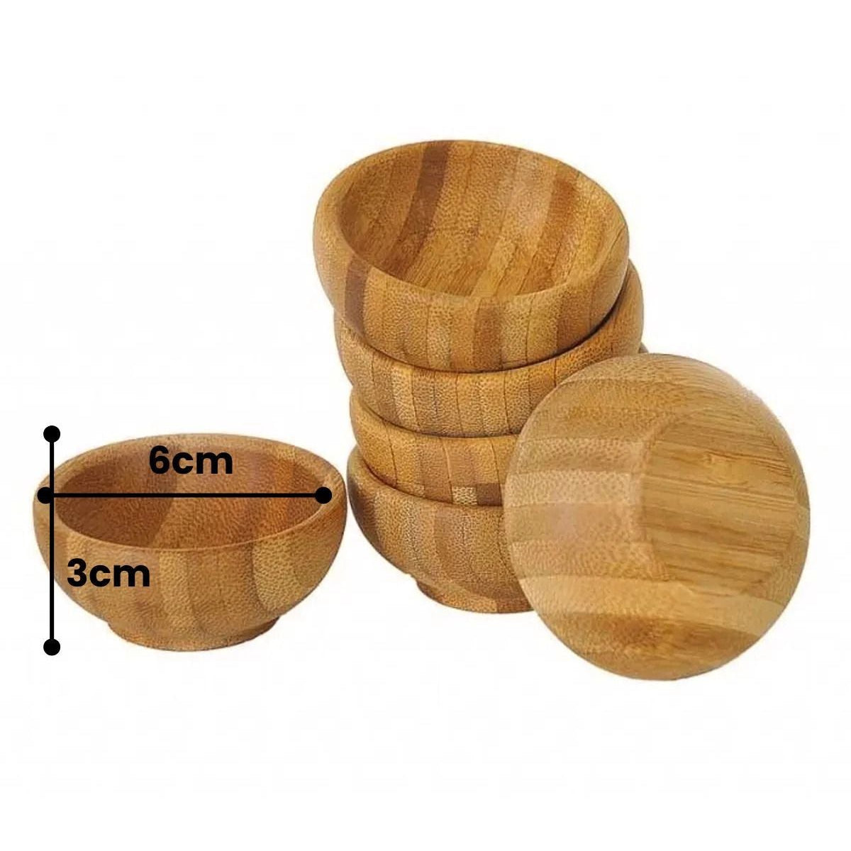 Bambu Çerezlik, Sosluk, Reçel Kasesi 6x3cm