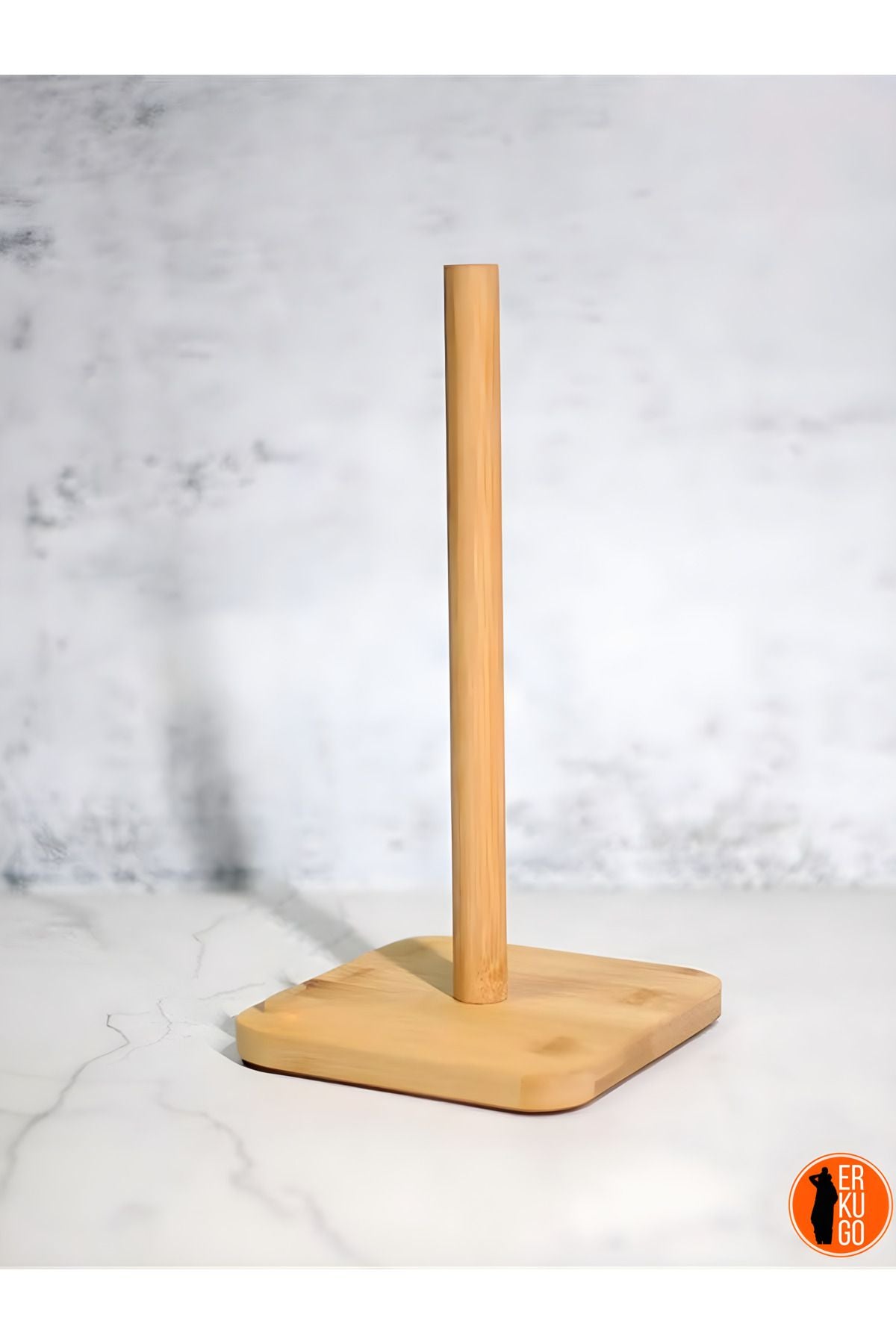 Bambu Kağıt Havlu Tutucu, Masa Standı