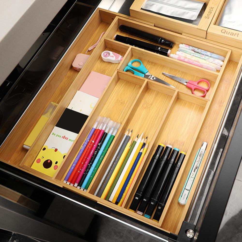 Bambu Çekmece Organizeri, Kaşıklık, 5-7 Bölmeli