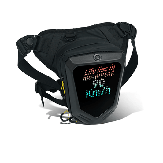 LED Ekranlı Mini Bacak Çantası – Ayarlanabilir Askılı, Unisex, Günlük ve Outdoor Kullanım