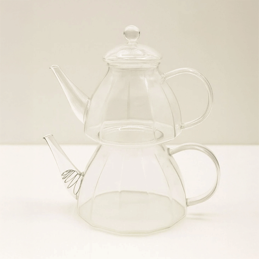 Tiny 400+800ml Borosilikat Cam Demlik, Isıya Dayanıklı Cam Kapaklı, Metal Süzgeçli Çaydanlık Satıcının Ortalama Ürün Puanı 4.5