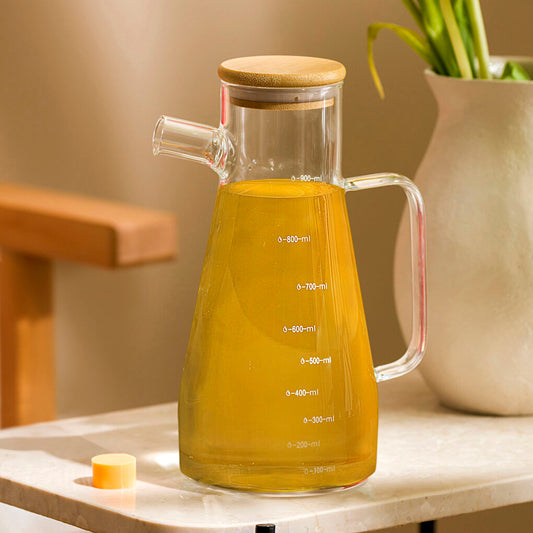 Oil Can Set, Vacuum Lid, Pack of 2, 900ml