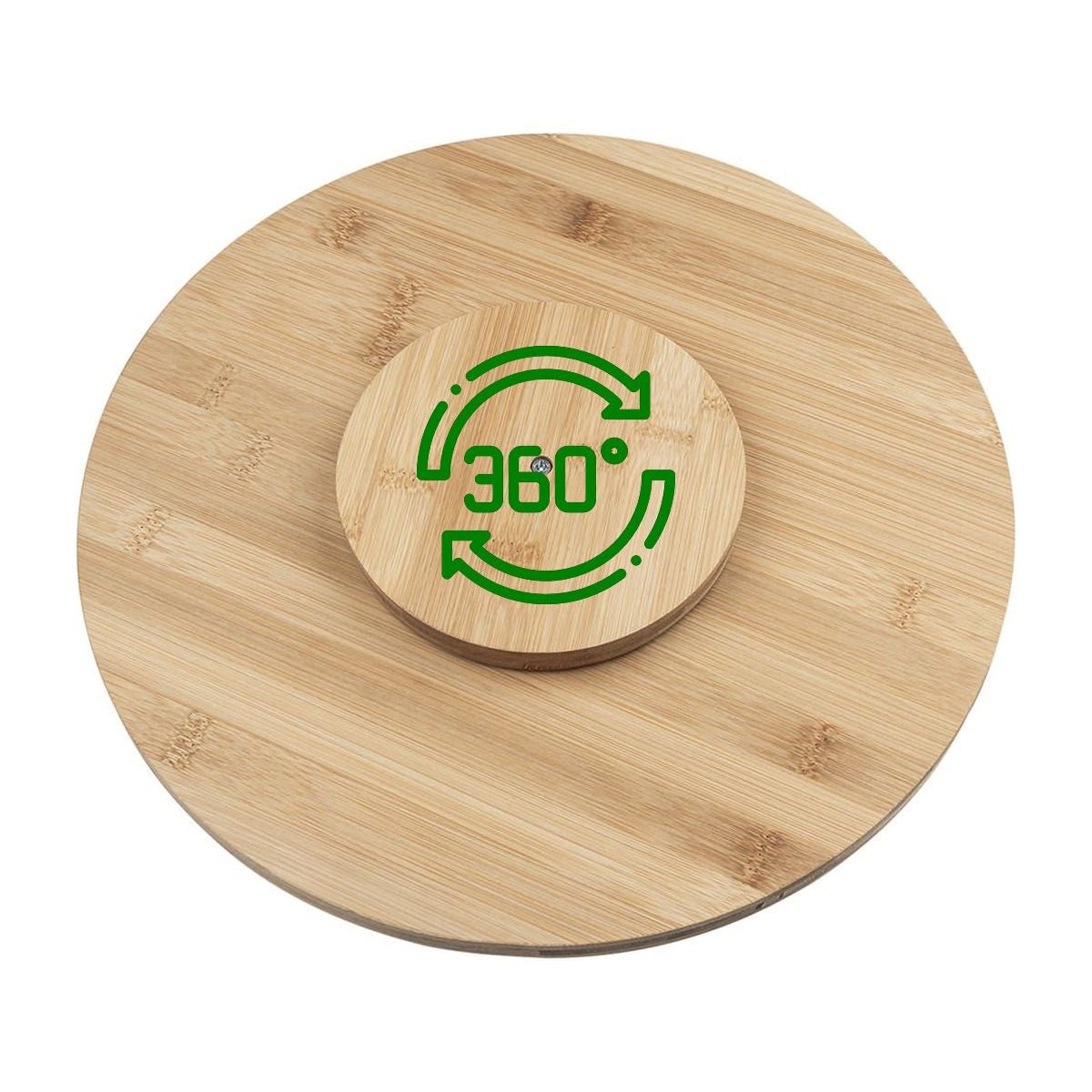 Bamboo Spice Stand, 360° Rotatable, 2 Tiers