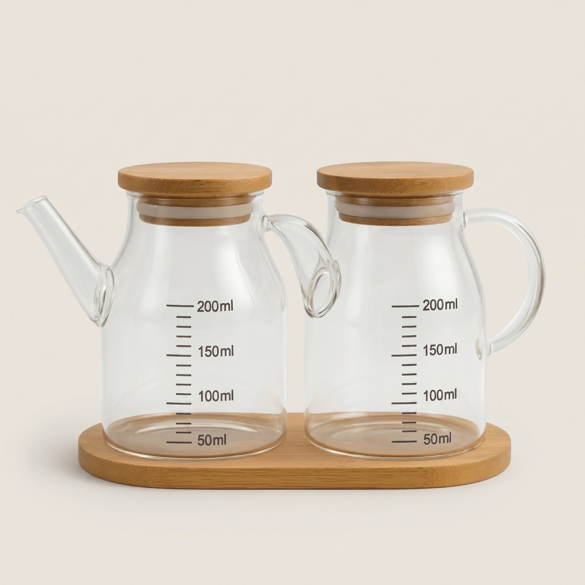 2'li Mini Yağdanlık ve Sosluk Seti 200ml - erkugo. dekoratif, işlevsel.