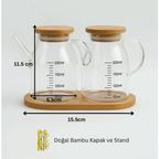 2'li Mini Yağdanlık ve Sosluk Seti 200ml - erkugo. dekoratif, işlevsel.