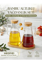 2'li Yağdanlık Seti, 900ml ve Altlık - erkugo. dekoratif, işlevsel.