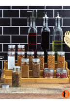 3 Katlı Bambu Stand Organizer, Baharatlık Düzenleyici - erkugo. dekoratif, işlevsel.