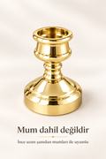 Şamdan Mumluk 2,3 cm Çap Mum Uyumlu Dekoratif Mum Tutucu