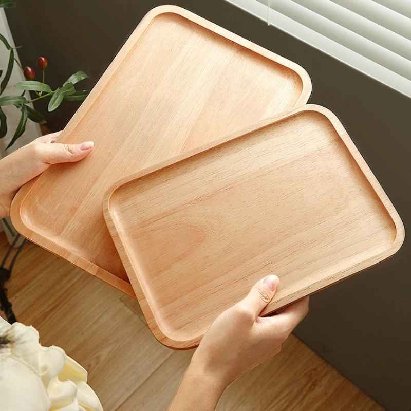 Bambu Dikdörtgen Tabak 2'li Set