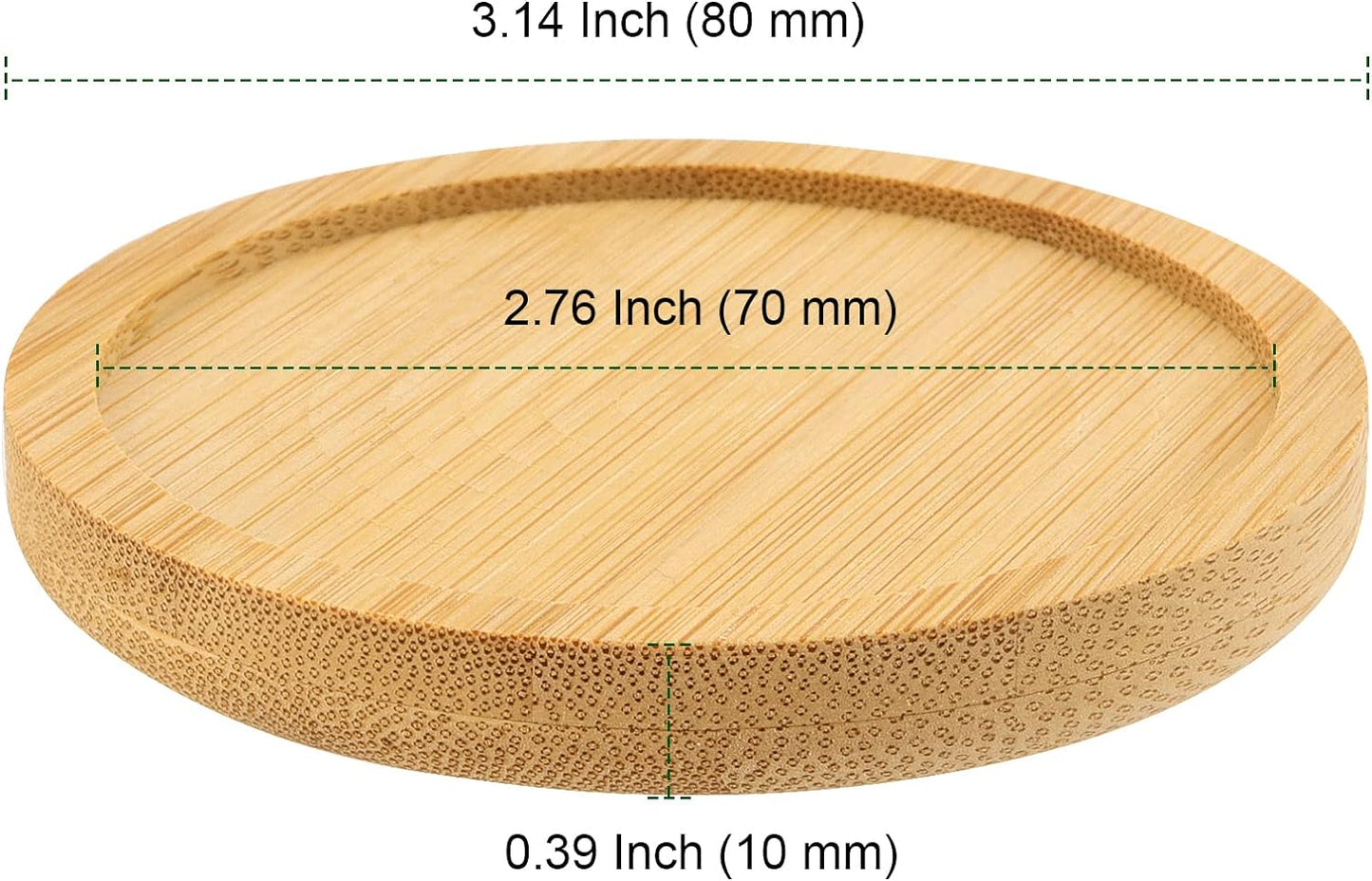 Bamboo Coasters, Set of 6