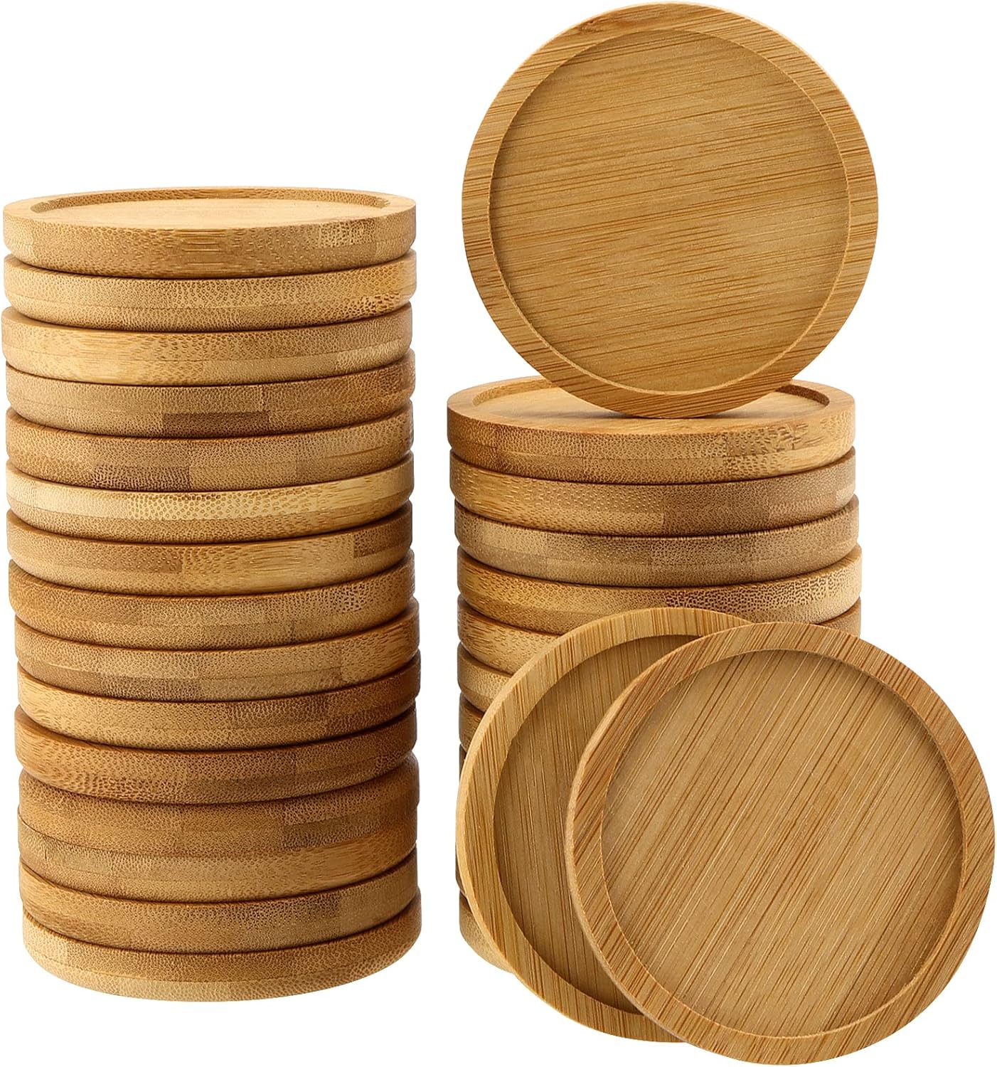 Bamboo Coasters, Set of 6