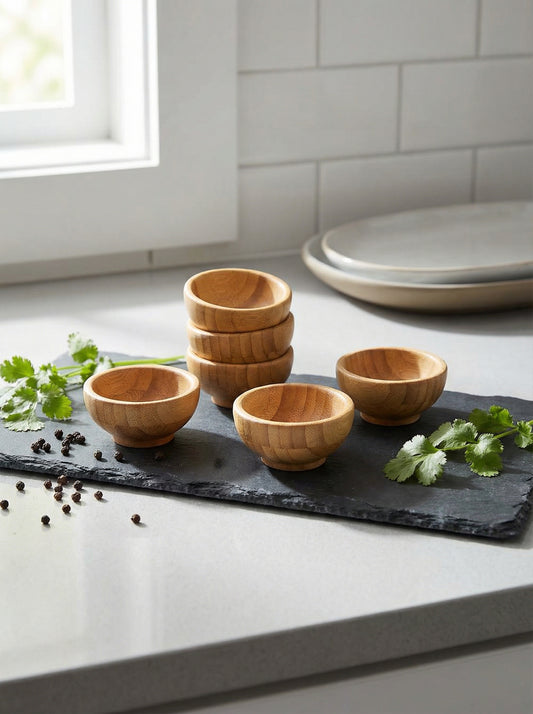 Bambu Çerezlik, Sosluk, Reçel Kasesi 6x3cm