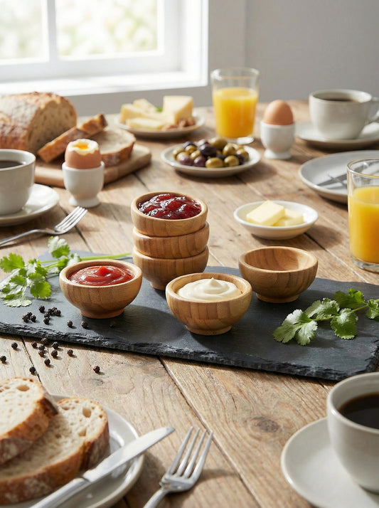 Bambu Çerezlik, Sosluk, Reçel Kasesi 6x3cm