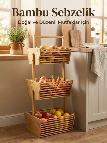 Bambu Sebzelik, Bambu Raflı Organizer