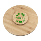 Bambu Baharat Standı, 360° Dönebilen, 2 Katlı - erkugo. dekoratif, işlevsel.