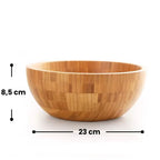 Bambu İskandinav Salata Kasesi, 3'lü Set - erkugo. dekoratif, işlevsel.