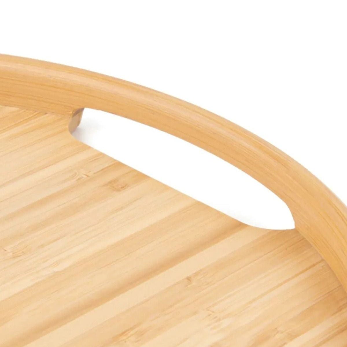 Bambu İskandinav Tepsi Seti, Oval - erkugo. dekoratif, işlevsel.
