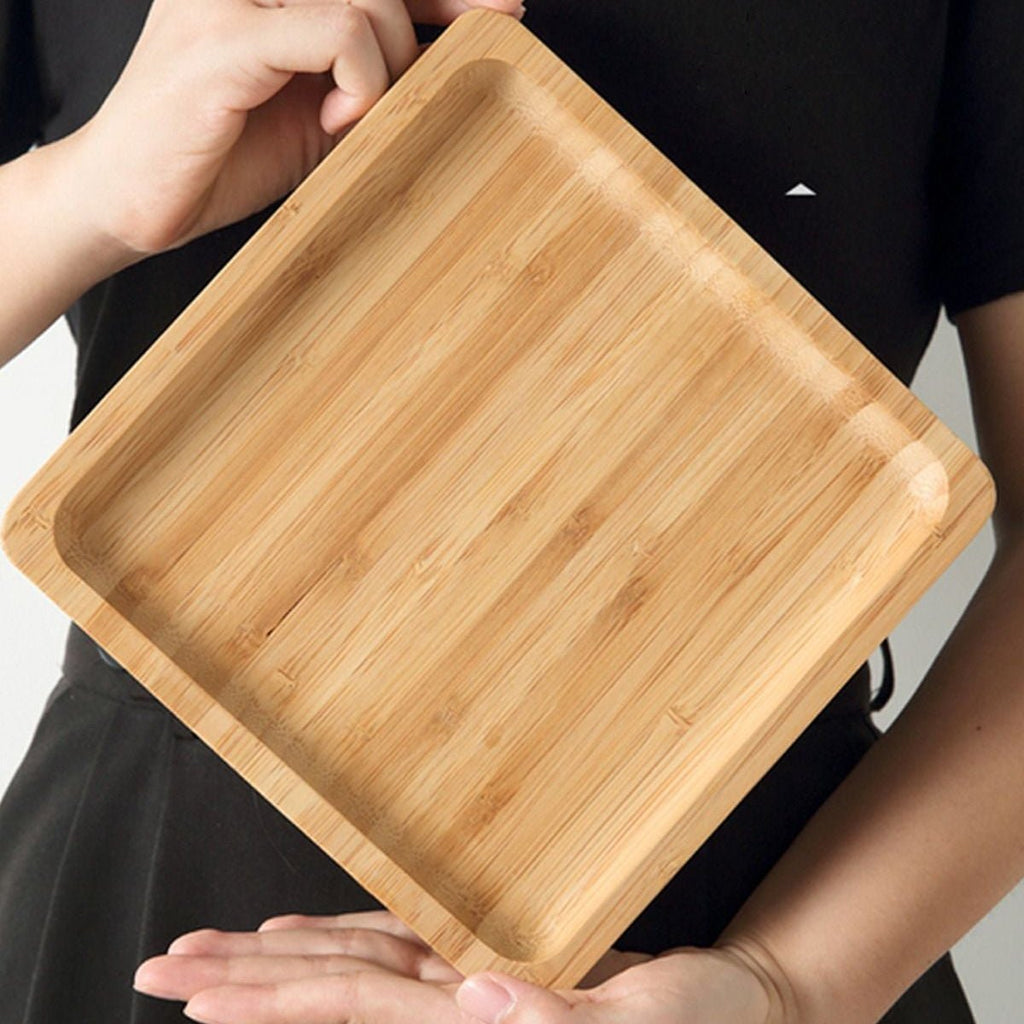 Bambu Kare Servis Tabağı 25x25cm - erkugo. dekoratif, işlevsel.