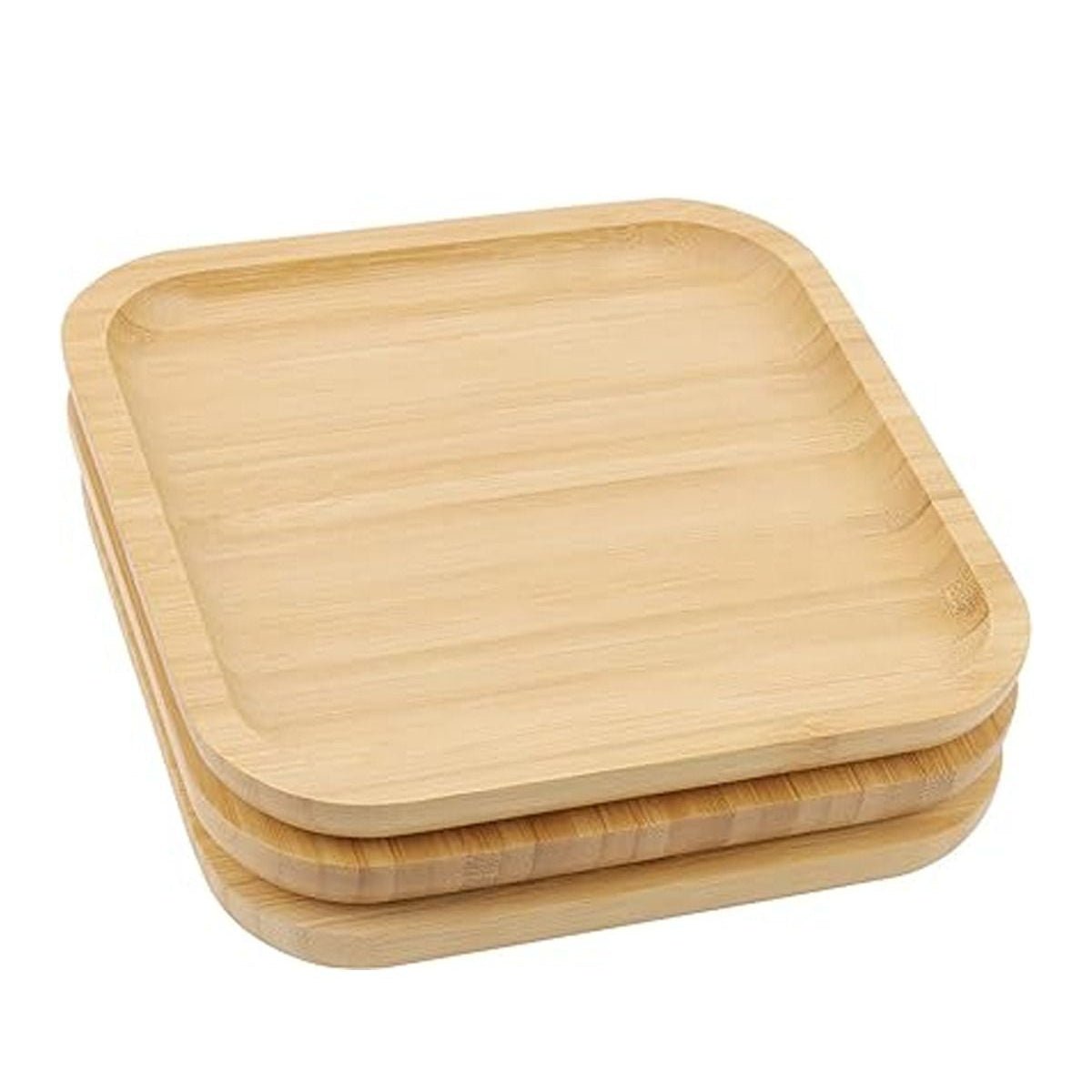 Bambu Kare Servis Tabağı 25x25cm - erkugo. dekoratif, işlevsel.