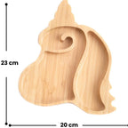 Bambu Mama Tabağı, Unicorn - erkugo. dekoratif, işlevsel.