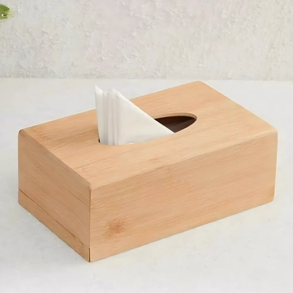 Bambu Peçete Kutusu, Masa Peçetelik Kutusu - erkugo. dekoratif, işlevsel.