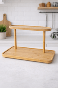 Bambu Soft 2 Katlı Stand - erkugo. dekoratif, işlevsel.