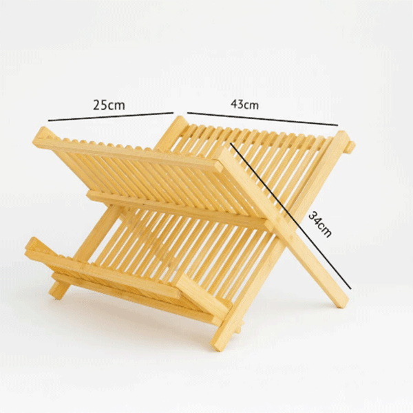 Bambu Tezgah Organizeri & Bulaşıklık (43 x 34 cm) - erkugo. dekoratif, işlevsel.