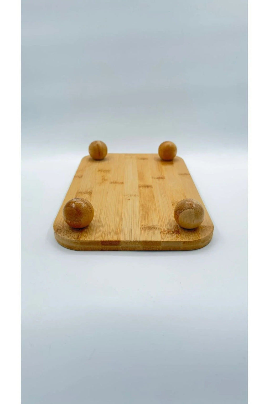 Bambu Top Ayaklı Dikdörtgen Düz Stant, Bambu Sunumluk (30x20) - erkugo. dekoratif, işlevsel.