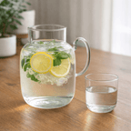 Bardaklı Borosilikat Cam Sürahi Seti – 1.5 Lt | Kulplu, Isıya Dayanıklı, Modern Tasarım - erkugo. dekoratif, işlevsel.