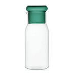 Borosilikat Cam Sürahi/Karaf 950ml Bardaklı Başucu Sürahisi - erkugo. dekoratif, işlevsel.