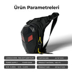 Çift LED Ekranlı Mini Bacak Çantası – Göz Tasarımlı, Ayarlanabilir Askılı, Unisex Teknolojik Çanta - erkugo. dekoratif, işlevsel.