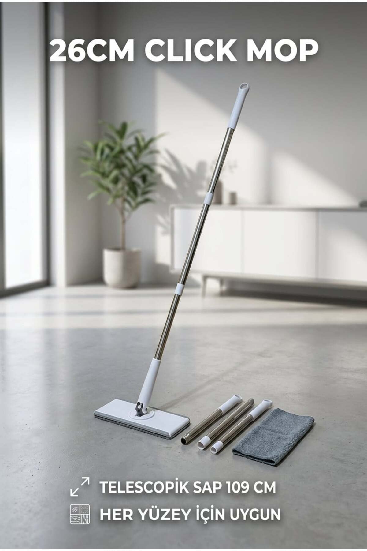 Click Mop, Easy Mop, Otomatik Paspas - erkugo. dekoratif, işlevsel.