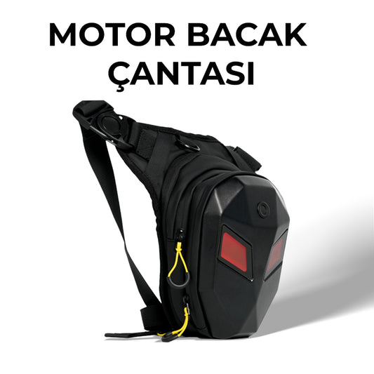 Çift LED Ekranlı Mini Bacak Çantası – Göz Tasarımlı, Ayarlanabilir Askılı, Unisex Teknolojik Çanta