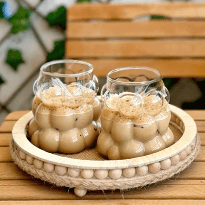 2 Adet Borosilikat  Sunum Bardağı, Kahve Bardağı, Isı Dayanıklı Bardak Üzüm