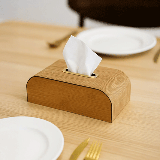 Bambu Kağıt Havluluk – Masa Üstü Ahşap Peçetelik, Havlu Standı, Peçete Kutusu