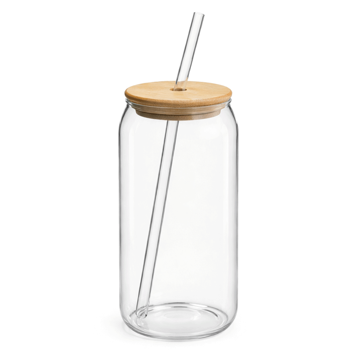 600 ml Bambu Kapaklı Pipetli Borosilikat Sunum Bardağı, Kahve Bardağı, Isı Dayanıklı Bardak Coollime