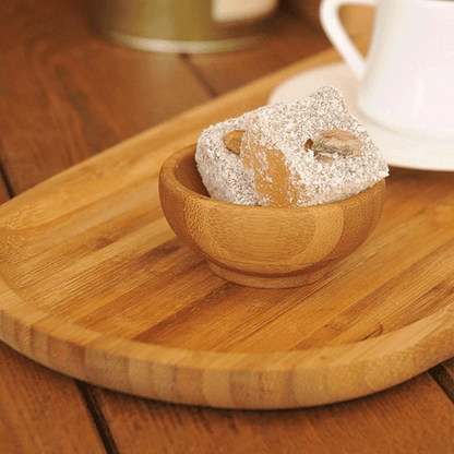 Bamboo Snack Bowl, Sauce Bowl, Jam Bowl 6x3cm