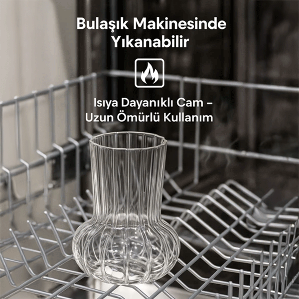 Minimal Borosilikat Cam Vazo & Bardak, 500 ml Ters Mantar Model, Isıya Dayanıklı Çok Amaçlı Tasarım