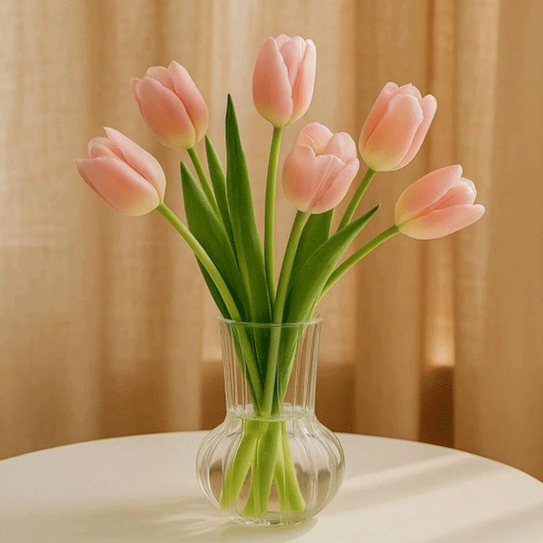 Minimal Borosilikat Cam Vazo & Bardak, 500 ml Ters Mantar Model, Isıya Dayanıklı Çok Amaçlı Tasarım