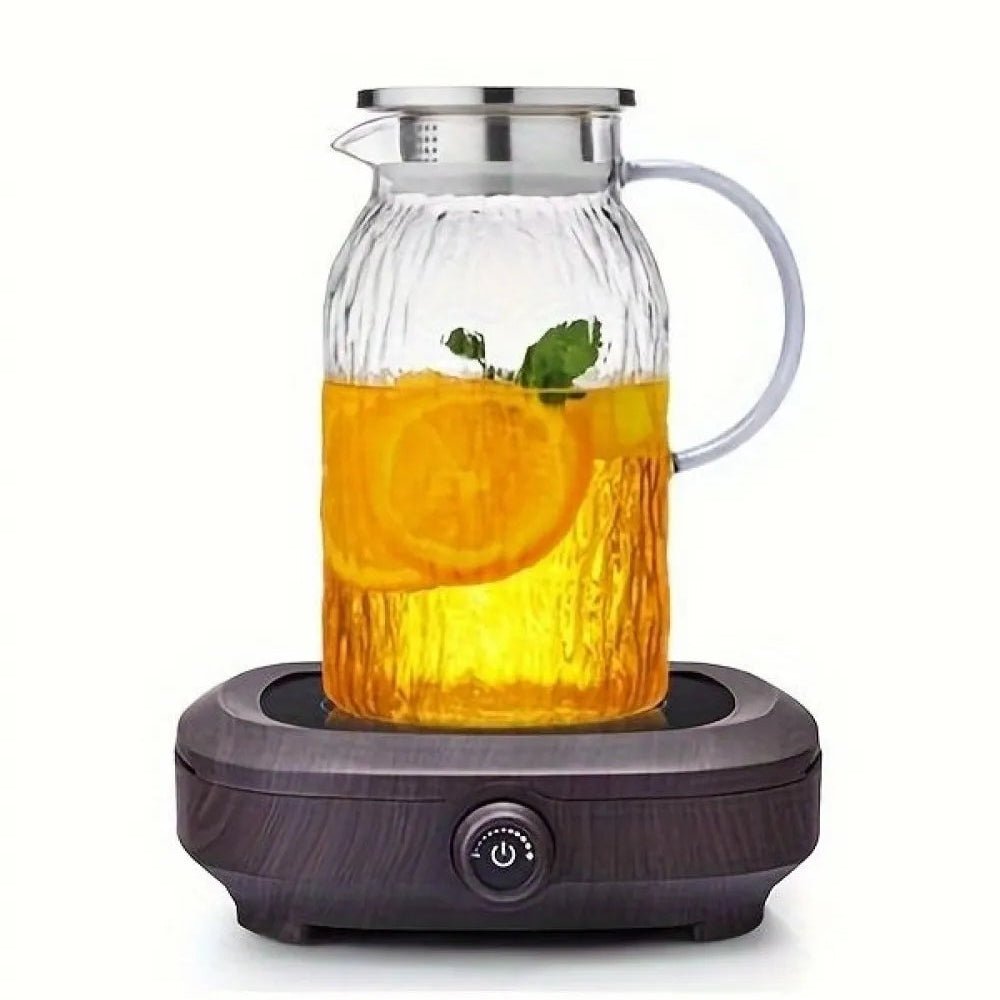 Icejug Cam Sürahi, Demlik, Borosilikat, Süzgeçli - erkugo. dekoratif, işlevsel.