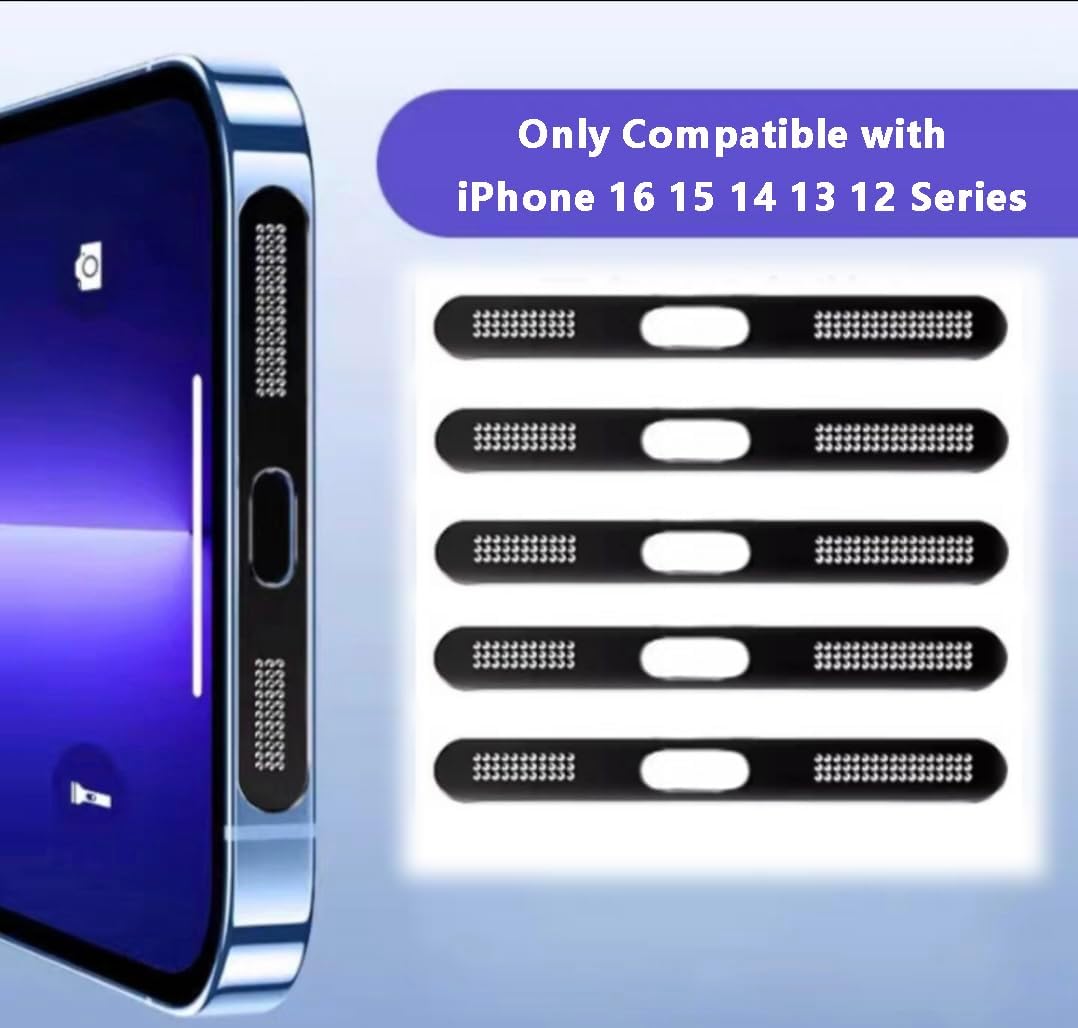 iPhone Hoparlör Toz Koruması 2'li Paket – iPhone'larınız için Pratik ve Etkili Çözüm - erkugo. dekoratif, işlevsel.