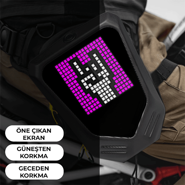 LED Ekranlı Mini Bacak Çantası – Ayarlanabilir Askılı, Unisex, Günlük ve Outdoor Kullanım - erkugo. dekoratif, işlevsel.