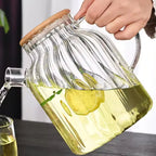Lemonade Cam Sürahi, Demlik, Borosilikat, Süzgeçli - erkugo. dekoratif, işlevsel.