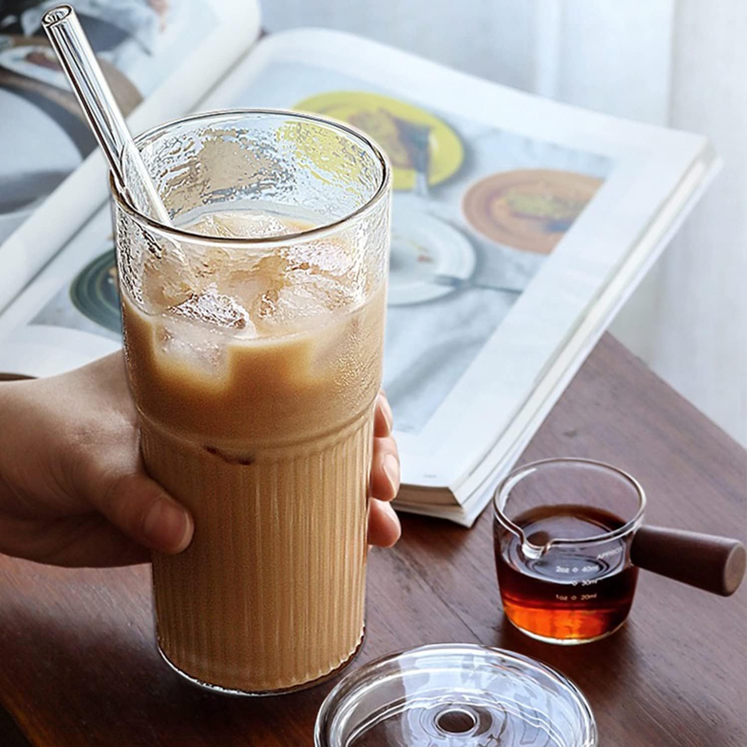 Macchiato Sunum Bardağı, Borosilikat - erkugo. dekoratif, işlevsel.