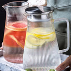 Origami Carafe Cam Sürahi, Demlik, Borosilikat, Süzgeçli - erkugo. dekoratif, işlevsel.