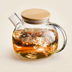 Teapot Cam Demlik, Borosilikat, Süzgeçli - erkugo. dekoratif, işlevsel.