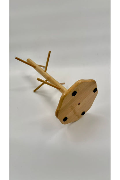 Bambu Fincan Rafı, Bambu Bardaklık (35CM)