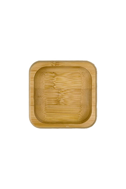 Bambu 9 cm Kare 3’lü Kase Seti – Şık ve Kullanışlı Sunum Kasesi, Atıştırmalık ve Sos Kasesi